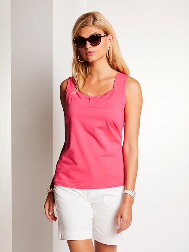 MICHA Top Must-have - Himmelblå - S