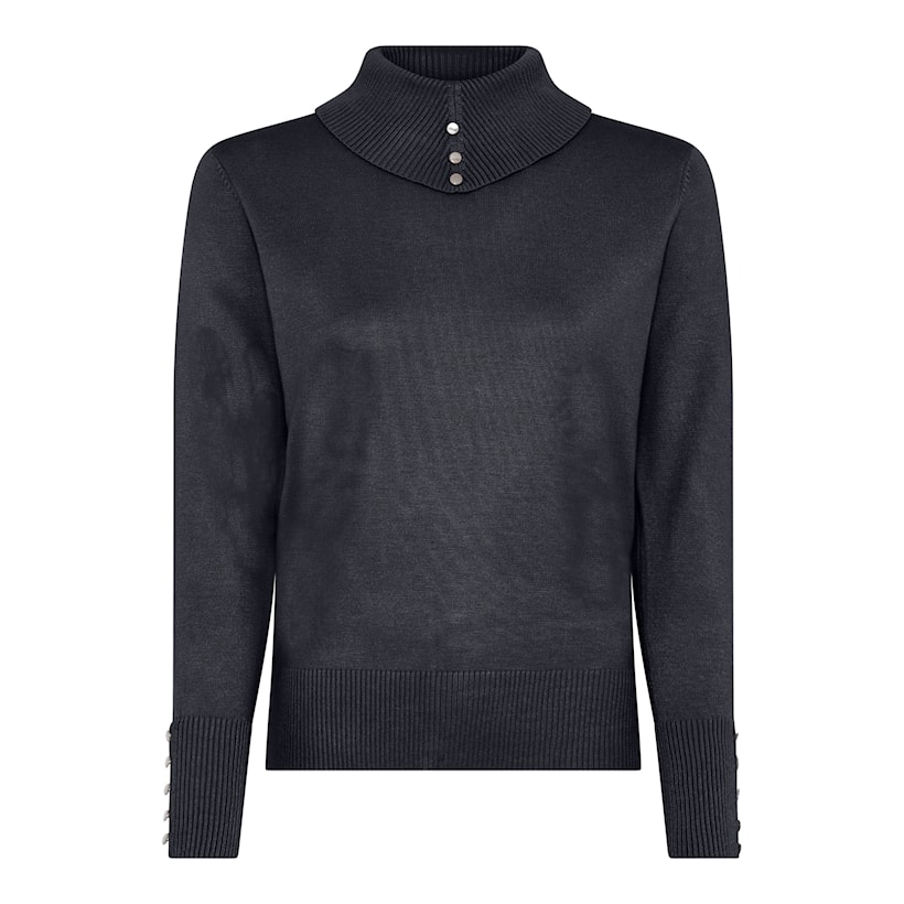 MICHA Viscose Strik - Navy - L