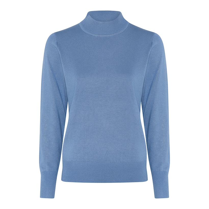 MICHA Viscose Strik - Artic Blå - S