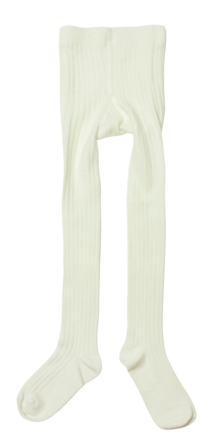 Wool rib tights