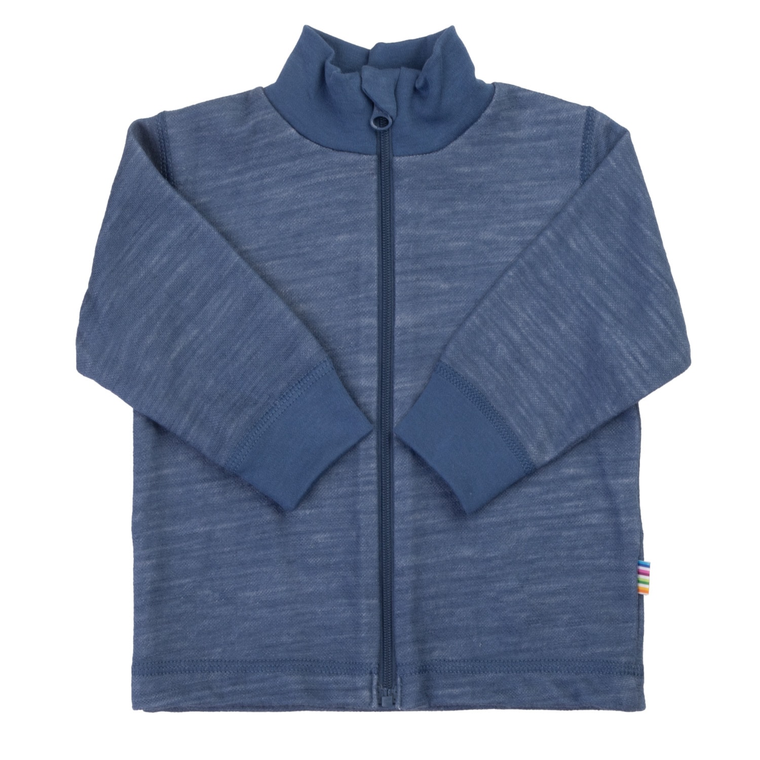 Cardigan w.collar&zip.